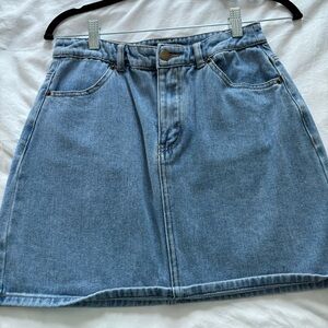 Women's Blue Denim Skirt